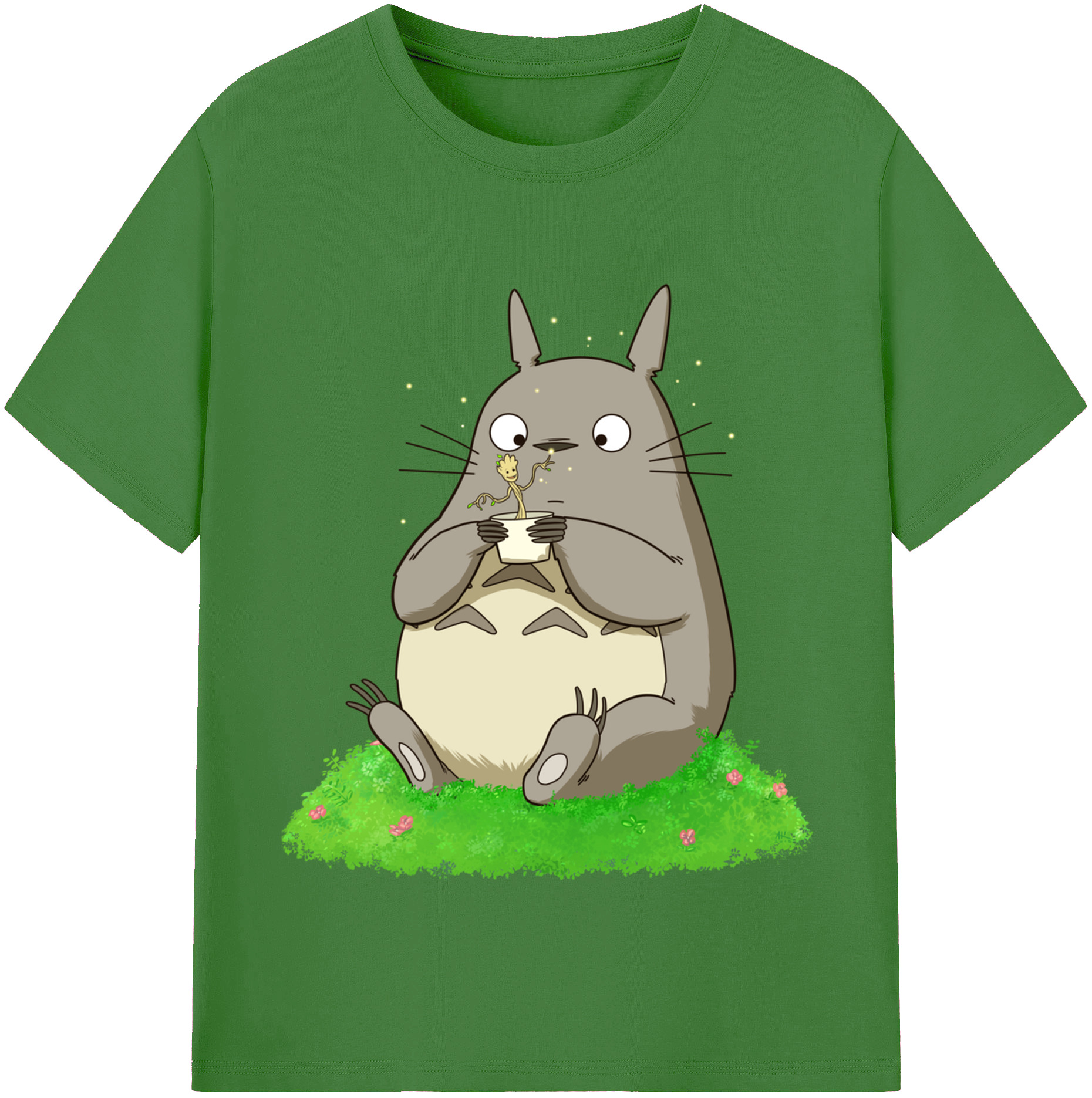 （画像用） となりのトトロ 草壁メイ 草壁サツキ My Neighbor Totoro Satsuki Kusakabe Mei Kusakabe レディースカジュアルプリントTシャツ（綿100％）